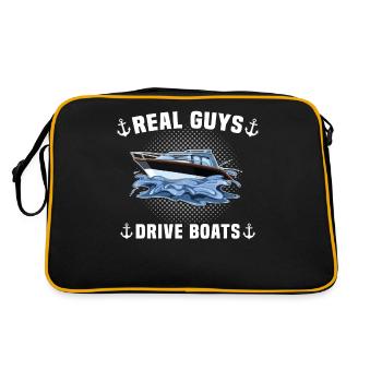 Capitaine Propriétaire de bateau Capitaine - Sac Retro - noir/or - Dos