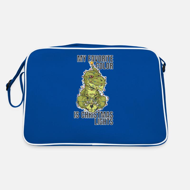 Ma couleur préférée est les lumières de Noël Sac Retro
