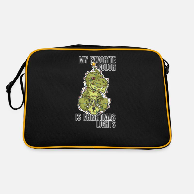 Meine Lieblingsfarbe Ist Weihnachtslichter Retro Tasche