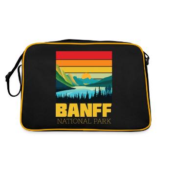 Parc national Banff-Alberta-Canada-Lake Louise - Sac Retro - noir/or - Dos