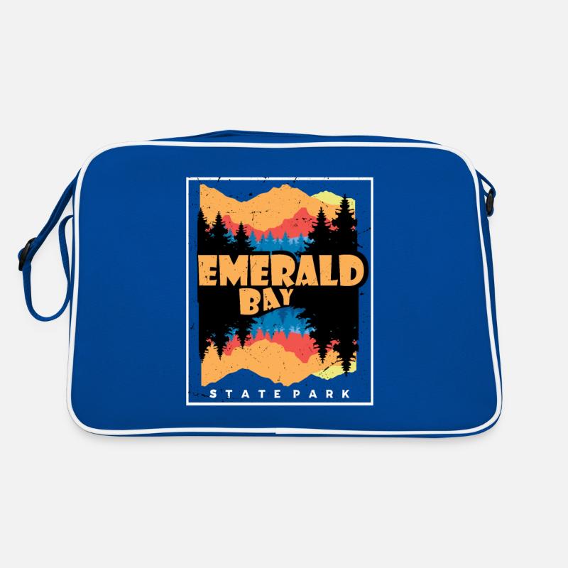 Emerald Bay Camping Nevada California State Park Retro Bag