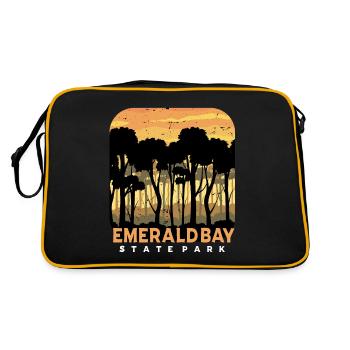 California State Park Camping Emerald Bay Nevada N - Retro Bag - black/gold - Back