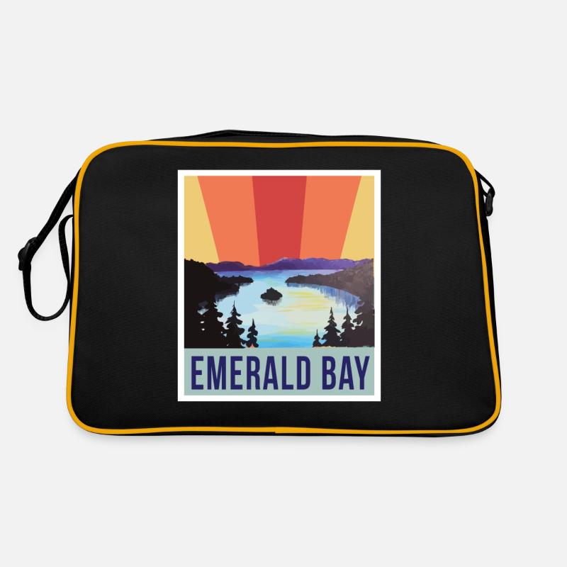 Emerald Bay Nevada Camping California State Park L Retro Tasche