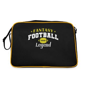 Légende du football Fantasy Football Américain - Sac Retro - noir/or - Dos