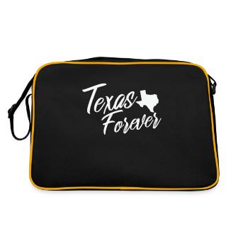 Texas Forever État des Amériques des États-Unis - Sac Retro - noir/or - Dos