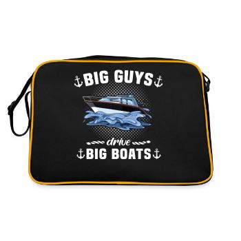 Captain Sailing Motorboat Captain - Retro Bag - black/gold - Back