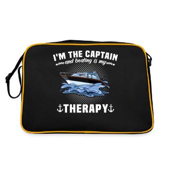 Captain Sailing Motorboat Captain - Retro Bag - black/gold - Back