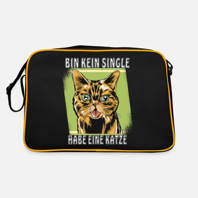 HABE EINE KATZE Retro Tasche