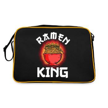 Ramen Noodle Lovers Chopsticks Japanese Noodle - Retro Bag - black/gold - Back