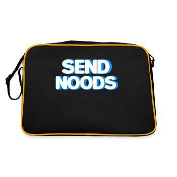 Ramen Noodle Lover Chopsticks Japanese Noodle - Retro Bag - black/gold - Back