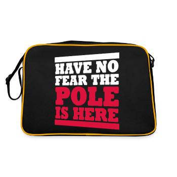 Poland Pole Polish flag Polish - Retro Bag - black/gold - Back