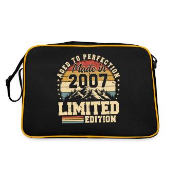 Aged to perfection made in 2007 - Retro Bag - black/gold - Back