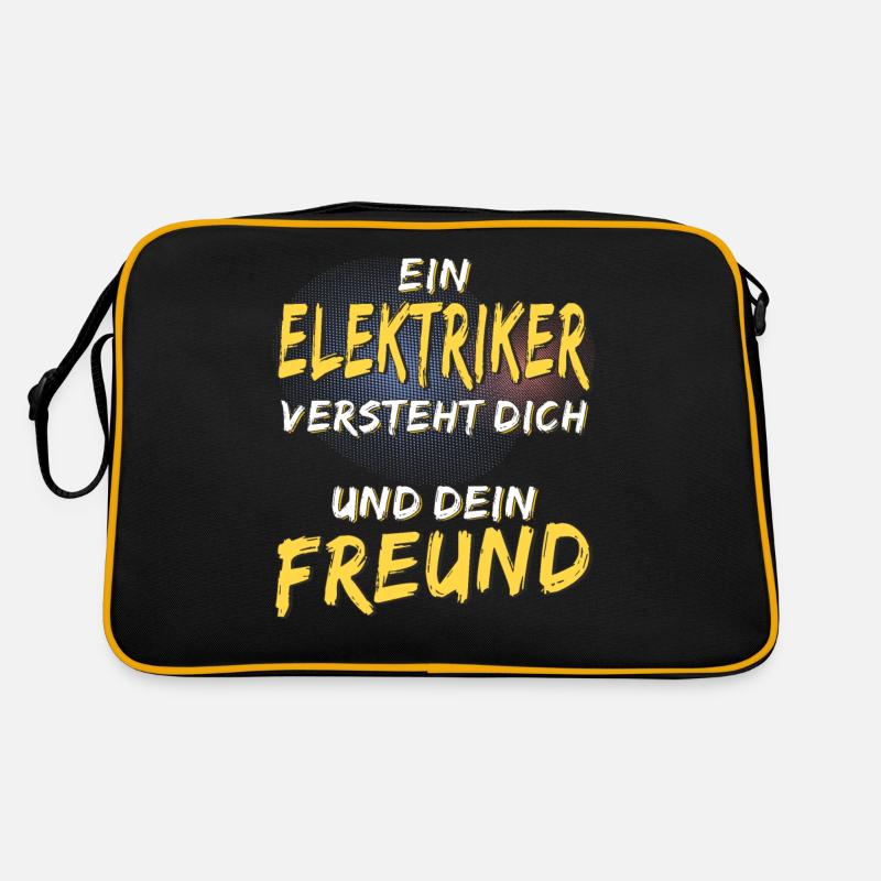 EIN ELEKTRIKER VERSTEHT DICH Retro Tasche
