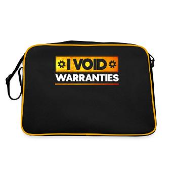 Mechanic Garage Gift for Mechanics - Retro Bag - black/gold - Back