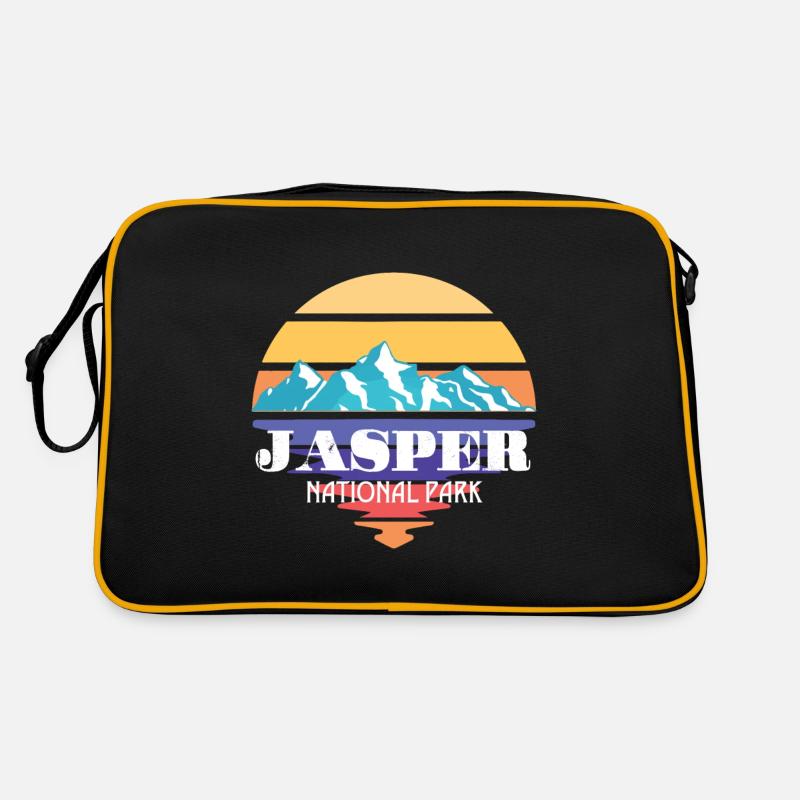 Nationalpark Jaspis Kanada Souvenir Mountains Icef Retro Tasche
