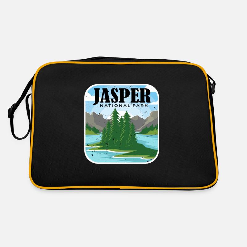 Parc national de l’Alberta, Jasper Canada, Souvenir Campi Sac Retro