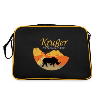 Rhino Africa Kruger National Park Safari Big Five S - Retro Bag - black/gold - Back