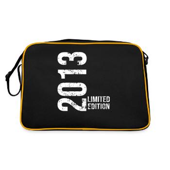 Limitierte Auflage von 2013 - Retro Tasche - Schwarz/Gold - Hinten