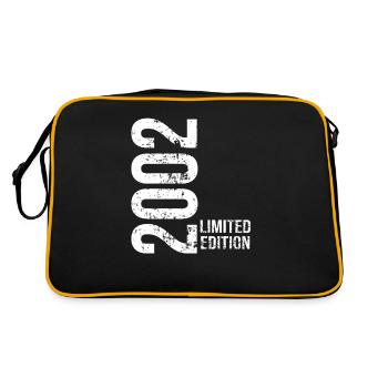 2002 Limitierte Auflage - Retro Tasche - Schwarz/Gold - Hinten