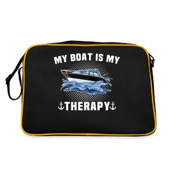Captain Captain Boat - Retro Bag - black/gold - Back