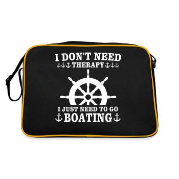Captain Captain Boat - Retro Bag - black/gold - Back