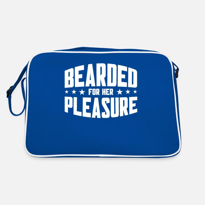 Bärte Spruch Lustiges Bartgeschenk Bart Retro Tasche