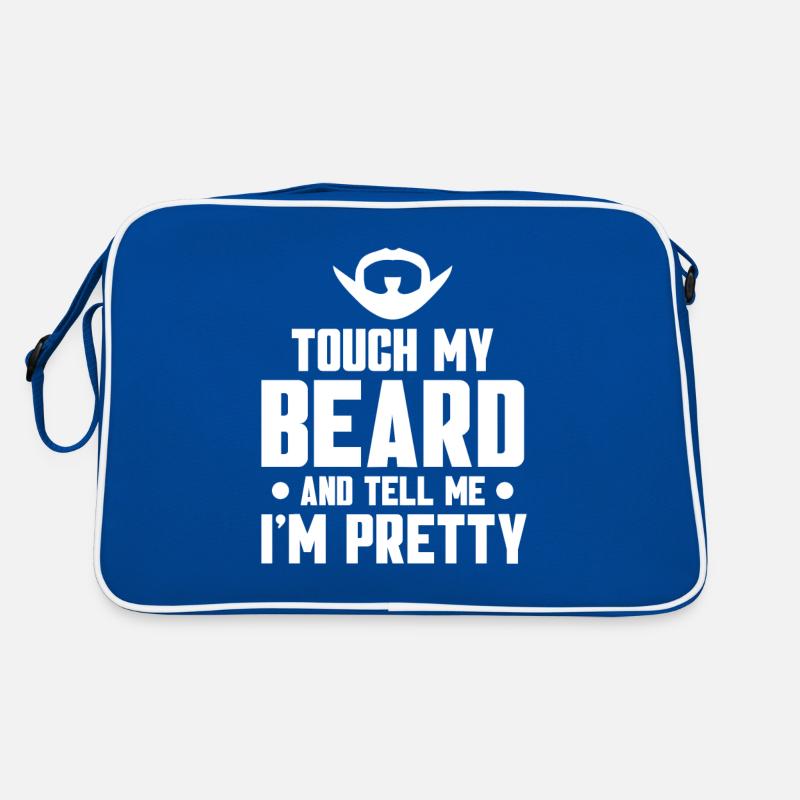 Bärte Spruch Lustiges Bartgeschenk Bart Retro Tasche