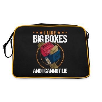 Postman Postman Postman Parcel Delivery Job Postman - Retro Bag - black/gold - Back