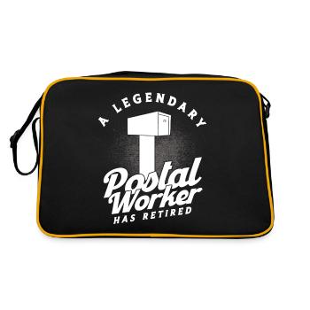 Postman Postman Postman Parcel Delivery Job Postman - Retro Bag - black/gold - Back
