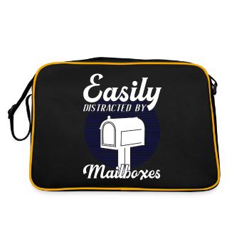 Postman Postman Postman Parcel Delivery Job Postman - Retro Bag - black/gold - Back