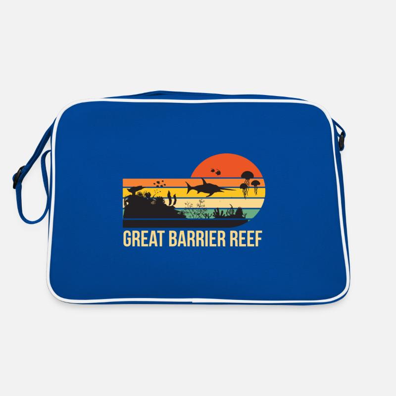 Great Barrier Reef Souvenir Diving Australia Kor Retro Bag