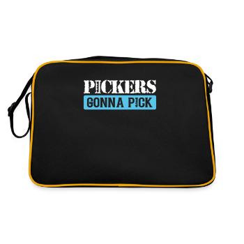Pickers allant à Pick, Serrurier - Sac Retro - noir/or - Dos