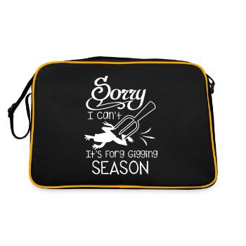 Sorry I Can't Frog Gigging Season Frog Hunter - Retro Bag - black/gold - Back