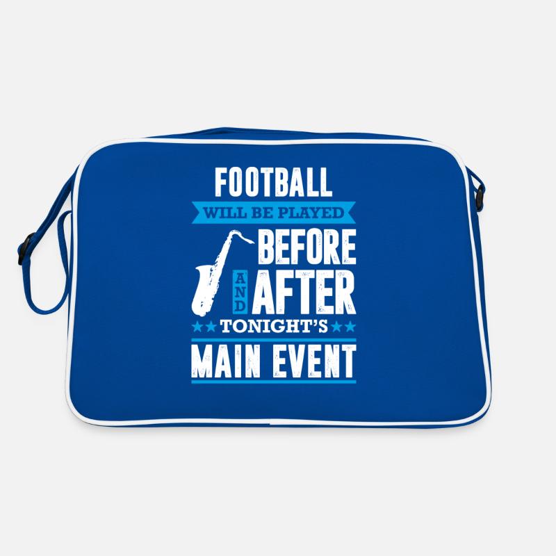 Saxophoniste de la saison funny Marching Band Sac Retro