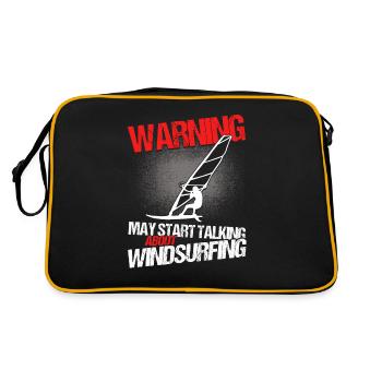 Windsurf Planche à voile SurfBoard Kite Cadeau Pour Windsurfers - Sac Retro - noir/or - Dos