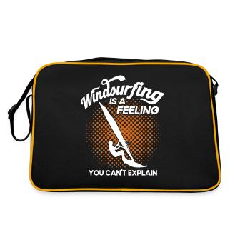 Windsurf Planche à voile SurfBoard Kite Cadeau Pour Windsurfers - Sac Retro - noir/or - Dos