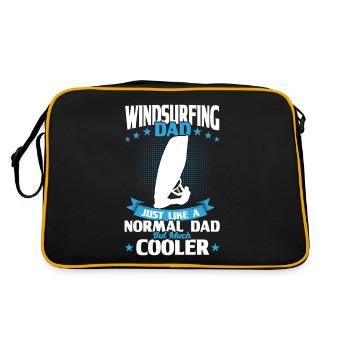 Windsurf Planche à voile SurfBoard Kite Cadeau Pour Windsurfers - Sac Retro - noir/or - Dos