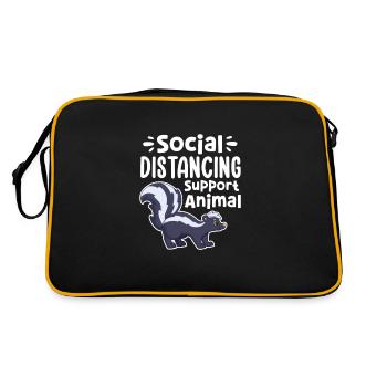 Mouffette - Sac Retro - noir/or - Dos