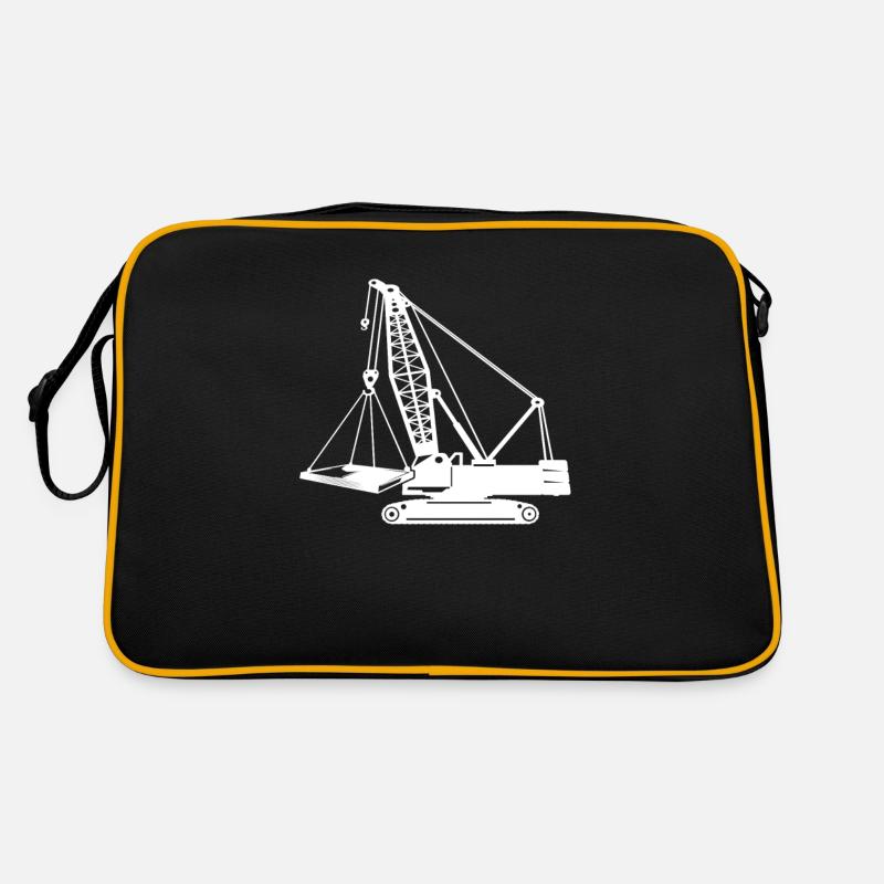 Crane Operator Crane Crane Driver Retro Bag