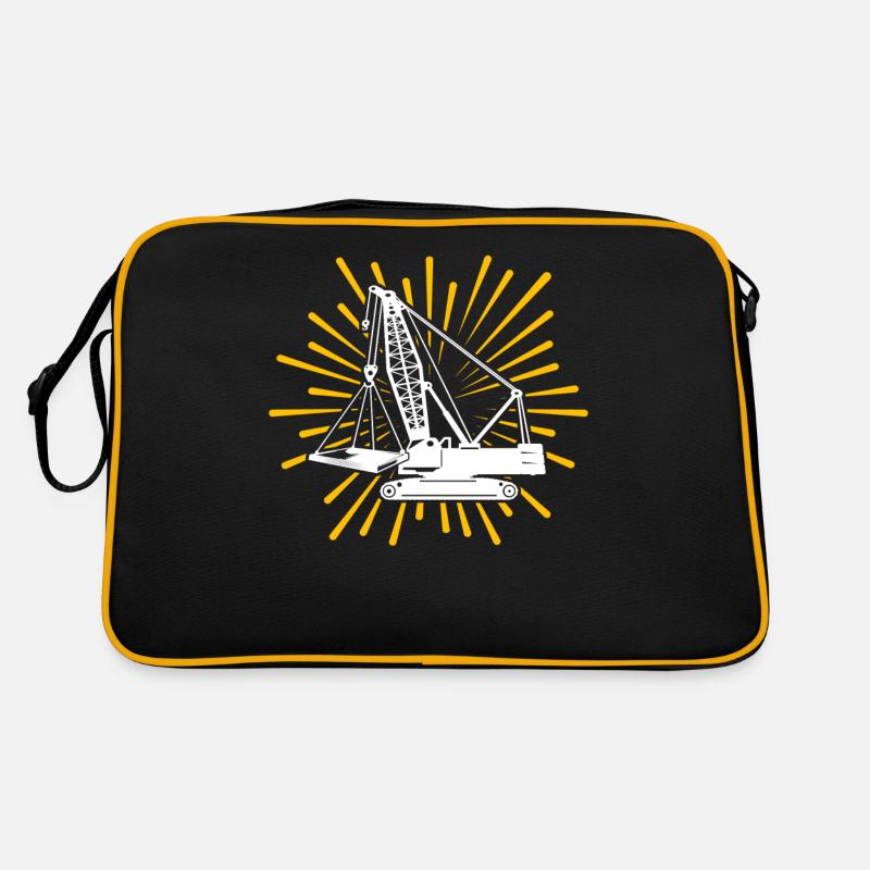 Crane Operator Crane Crane Driver Retro Bag