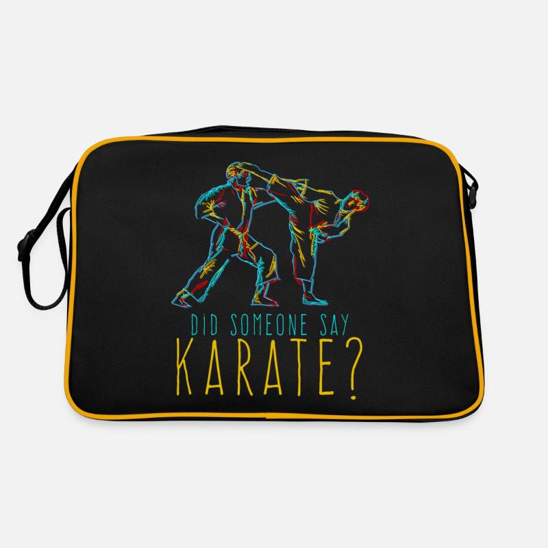 Karate Karateka Retro Tasche