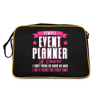 Planificateur d’événements Planificateur de mariage Gestionnaire d’événements - Sac Retro - noir/or - Dos