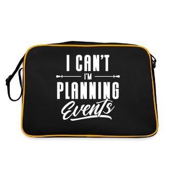 Planificateur d’événements Planificateur de mariage Gestionnaire d’événements - Sac Retro - noir/or - Dos