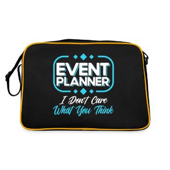 Planificateur d’événements Planificateur de mariage Gestionnaire d’événements - Sac Retro - noir/or - Dos