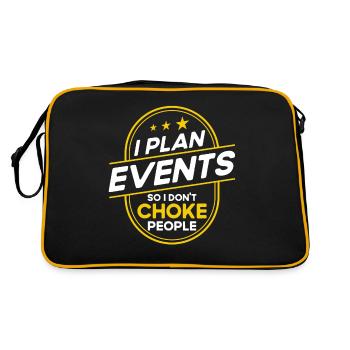 Planificateur d’événements Planificateur de mariage Gestionnaire d’événements - Sac Retro - noir/or - Dos