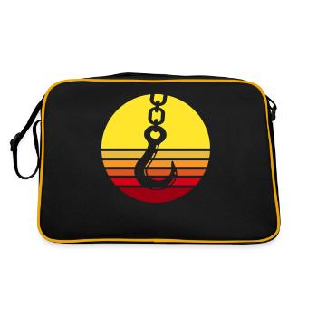 Crane operator Crawler crane Crane driver crane - Retro Bag - black/gold - Back