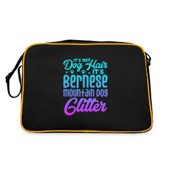 Bouvier bernois - Sac Retro - noir/or - Dos