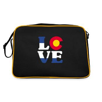 Colorado - Retro Bag - black/gold - Back