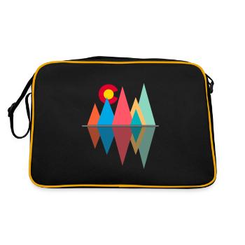 Colorado - Retro Bag - black/gold - Back
