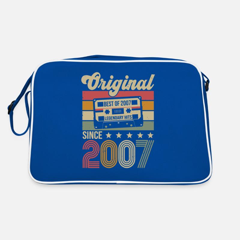 Vintage Geburtstag Original Geschenkidee 2007 Retro Tasche